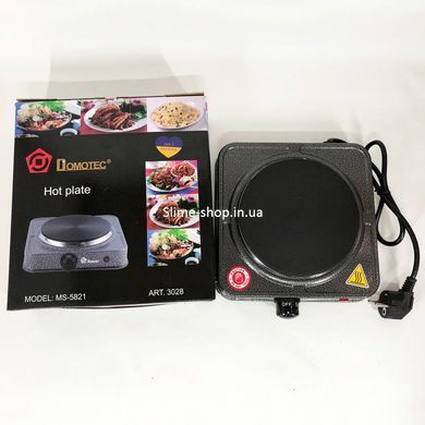 Электроплита настольная бытовая DOMOTEC MS-5821 1000 Вт, Настольная электроплита, EM-878 Плита бытовая