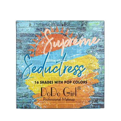 Палетка теней для век DoDo Girl Supreme Seduction 16 кольорів D3198 , A