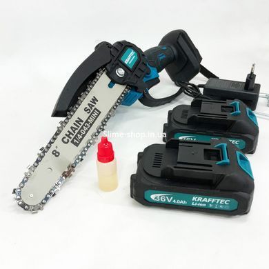 Малогабаритна пила на акумуляторі Krafftec 20 см, Акумуляторна пила UI-629