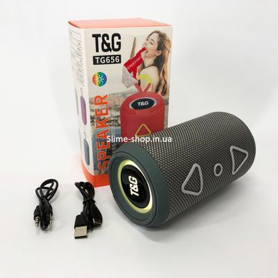 Колонка с входом и микрофоном TG656, Блютуз колонка с ремешком, Беспроводная колонка AM-340 портативная мощная