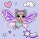 Картина по номерам с красками металлик "L.O.L. Surprise! O.M.G. Fairies Sweetiefly" 40х40 см