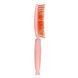 Расчёска для волос массажная продувная Salon Professional с нейлоновой щетиной 98290 SL, Pink Розовая