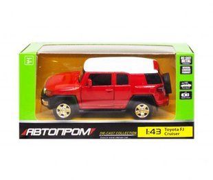 Машинка "Toyota FJ Cruiser" из серии "Автопром", красный