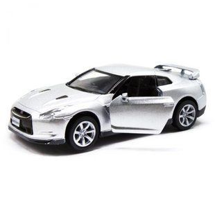 Машинка KINSMART "Nissan GT-R" (серебристая)