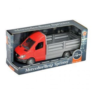 Машинка бортовая "Mercedes-Benz Sprinter", красный