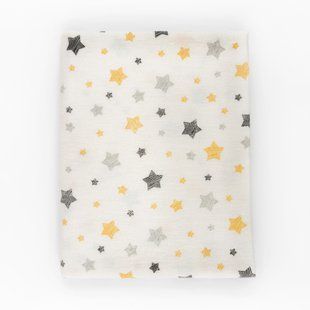 Плелюшка для новорожденных 80х100 Yellow star