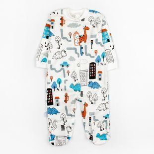 Сліп дитячий інтерлок Dino in town