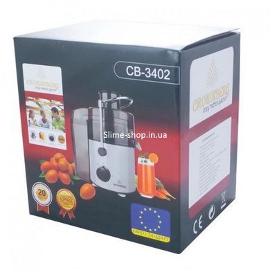 Соковыжималка Crownberg CB-3402 электрическая центробежная для обработки целых фруктов XS-840 600 Вт