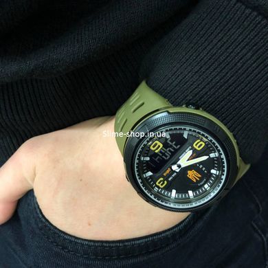 Часы для мужчины SKMEI 5561/1655AGBK, Брендовые мужские часы, Военные LW-725 тактические часы