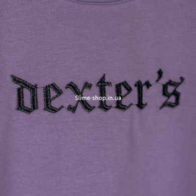 Комплект футболка та шорти з вишивкою Purple Dexters