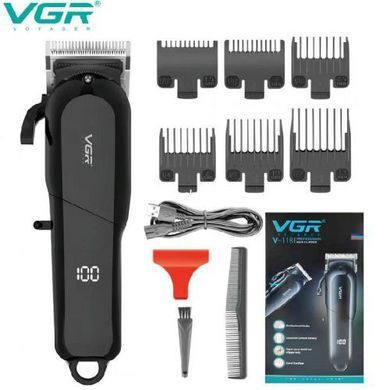 Машинка для стрижки бороди VGR V-118, Качественная машинка для стрижки, Мужской триммер JA-427 для окантовки