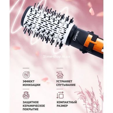 Фен для красивого укладання волосся Gemei Gm-4828, Фен-гребінець, Сучасний фен VE-343 для волосся