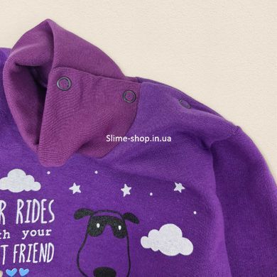 Детское боди с начесом и высокой горловиной Best Friends