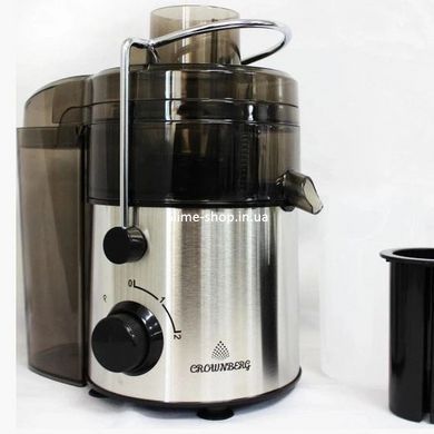 Соковыжималка Crownberg CB-3402 электрическая центробежная для обработки целых фруктов XS-840 600 Вт