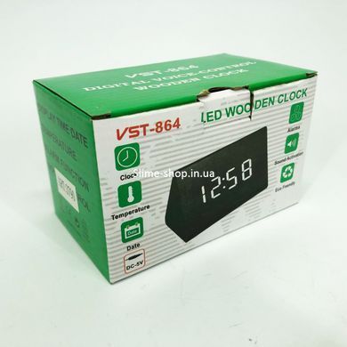 Часы настольные профессиональные электронные VST-864, Часы электронные настольные WQ-760 светящиеся цифровые