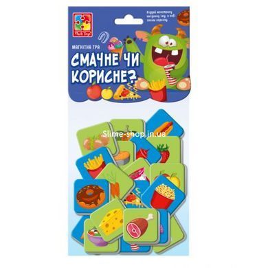 Игра развивающая (магнитная) "Вкусное или полезное?"