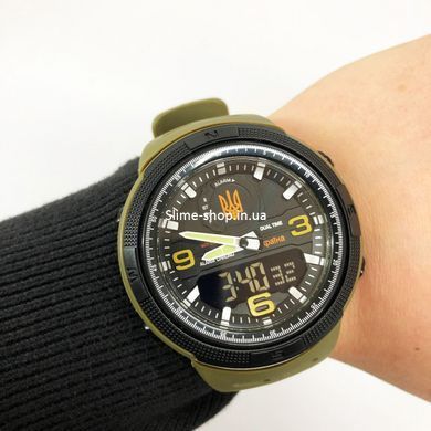 Часы для мужчины SKMEI 5561/1655AGBK, Брендовые мужские часы, Военные LW-725 тактические часы