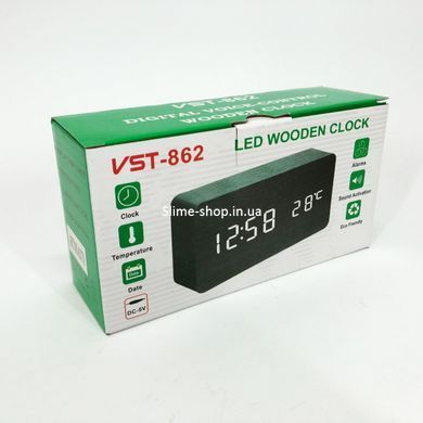 Часы настольные профессиональные электронные VST-864, Часы электронные настольные WQ-760 светящиеся цифровые