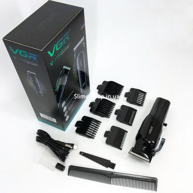 Машинка для стрижки бороди VGR V-118, Качественная машинка для стрижки, Мужской триммер JA-427 для окантовки