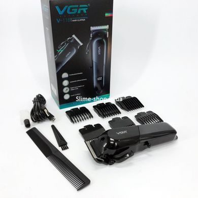 Машинка для стрижки бороди VGR V-118, Качественная машинка для стрижки, Мужской триммер JA-427 для окантовки