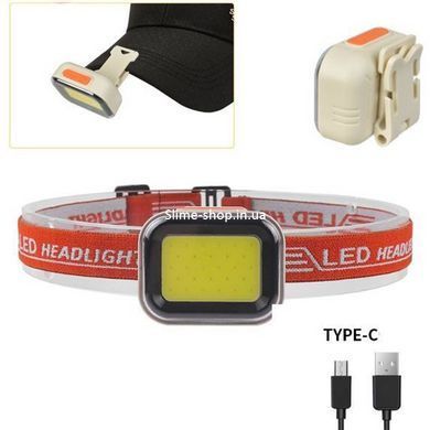 Фонарь на голову для рыбалки CY-2027-B-COB(white+red), Налобная лампа, LG-181 Налобный прожектор