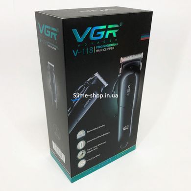 Машинка для стрижки бороди VGR V-118, Качественная машинка для стрижки, Мужской триммер JA-427 для окантовки