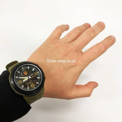 Часы для мужчины SKMEI 5561/1655AGBK, Брендовые мужские часы, Военные LW-725 тактические часы