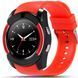 Умные смарт-часы Smart Watch V8. DZ-339 Цвет: красный