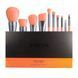 Набір пензлів для макіяжу Docolor Neon Peach (10шт) N1003
