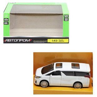 Машина АВТОПРОМ "Toyota Alphard", белый