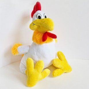 М'яка іграшка Zolushka Півник Петя маленький 32см білий (ZL6071)