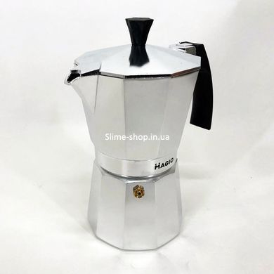 Гейзерная турка для кофе Magio MG-1002 300 мл, Гейзерная кофеварка, Гейзерная кофеварка EV-857 из нержавейки