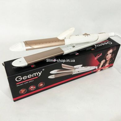 Праски для вирівнювання прасок гребінець GEMEI GM-2961, Круті плойки для волосся, Стайлер KW-438 для волосся