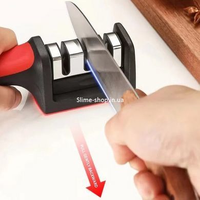 Профессиональная Ручная Точилка для ножей 3 уровня заточки Fast AS-955 Sharpener RS-168