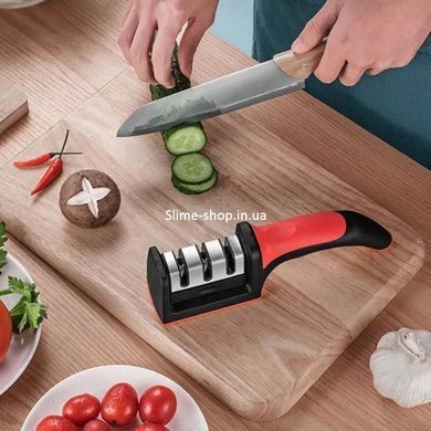 Профессиональная Ручная Точилка для ножей 3 уровня заточки Fast AS-955 Sharpener RS-168