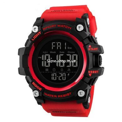 Фирменные спортивные часы SKMEI 1384RD, Оригинальные мужские часы, Военные часы RY-950 с батарейкой