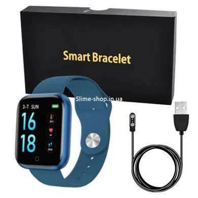 Smart Watch T80S, два браслета, температура тела, давление, оксиметр. BJ-562 Цвет: синий
