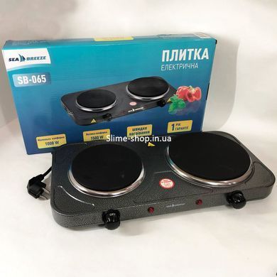 Настольная электроплита Sea Breeze SB-065 2500 Вт, Переносная ZI-947 двухконфорочная электроплита
