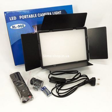 Видеосвет LED для профессиональной съемки RL-900, Светодиодная лампа для фото, EK-377 Блогерский свет