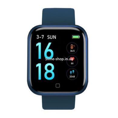Smart Watch T80S, два браслета, температура тела, давление, оксиметр. BJ-562 Цвет: синий