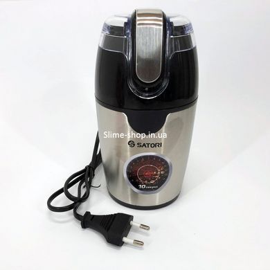 Кофемолка электрическая лучшая SATORI SG-2510-SL 120 Вт, Кофемолка WF-600 металлическая, Электрокофемолки