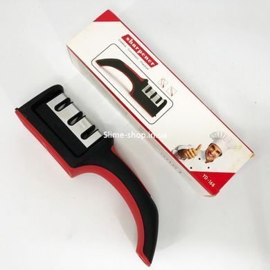 Профессиональная Ручная Точилка для ножей 3 уровня заточки Fast AS-955 Sharpener RS-168