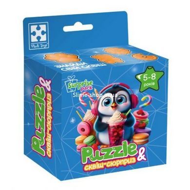 Гра розвиваюча пазли із сюрпризом "Пінгвінятко"