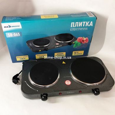 Настольная электроплита Sea Breeze SB-065 2500 Вт, Переносная ZI-947 двухконфорочная электроплита