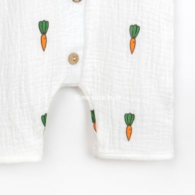 Пісочник для немовлят на ґудзиках з морквами Carrots