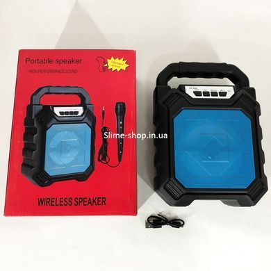Беспроводная портативная Bluetooth колонка YF-668BT. RD-612 Цвет: синий