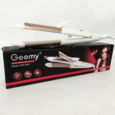 Праски для вирівнювання прасок гребінець GEMEI GM-2961, Круті плойки для волосся, Стайлер KW-438 для волосся