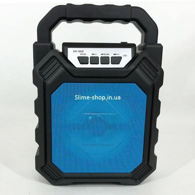 Беспроводная портативная Bluetooth колонка YF-668BT. RD-612 Цвет: синий