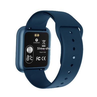 Smart Watch T80S, два браслета, температура тела, давление, оксиметр. BJ-562 Цвет: синий