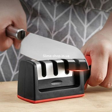 Профессиональная Ручная Точилка для ножей 3 уровня заточки Fast AS-955 Sharpener RS-168